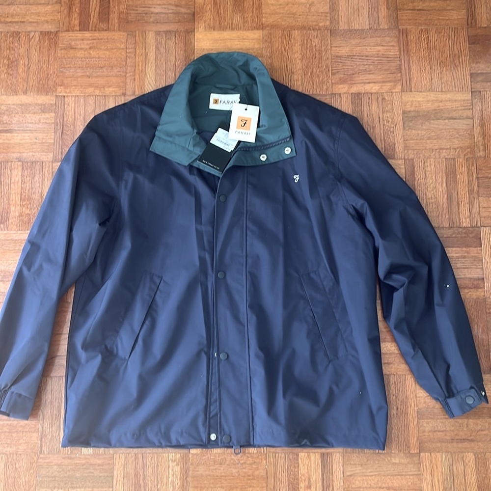 FARAH waterproof rain jacket